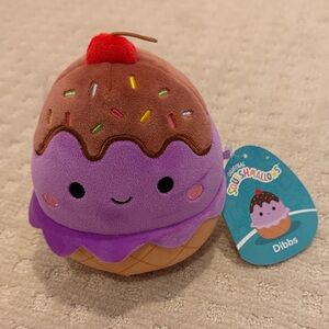NWT 5” Dibbs the Scented Ice Cream Sundae Squishmallow squishmallows